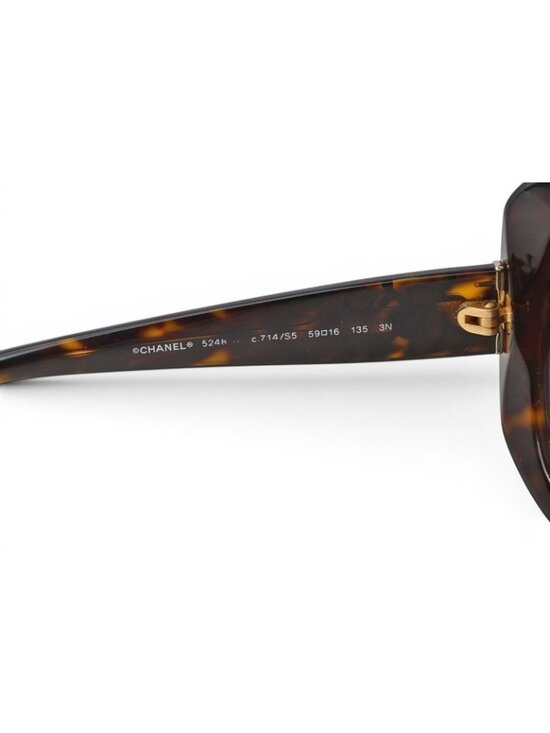 Chanel Sunglasses Eyewear Camellia Motif S5 Tortoiseshell Brown Gradation Coco main image 12